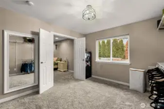 Incredible walk-in closet