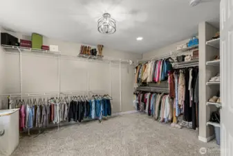 Incredible walk-in closet