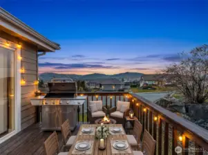 Enjoy spring evenings with this beautiful view.....