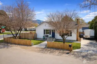 Drone photo of front view