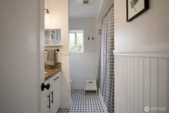 Full bathroom on main floor