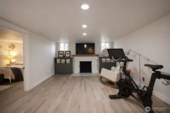 Downstairs family room