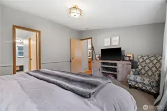 Wait until you see how spacious the primary bathroom is.