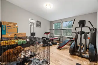 There is no closet in this room so it is used as a bonus room.