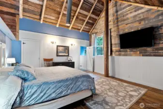 Primary bedroom on the second level