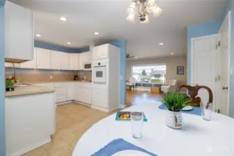 Rooms flow nicely together...