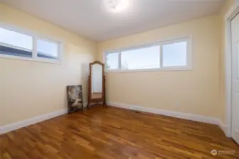 Front bedroom with large closet...