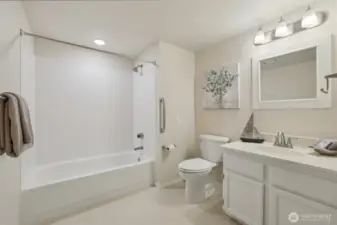 Hall Full Bathroom