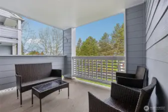 Private Covered Deck