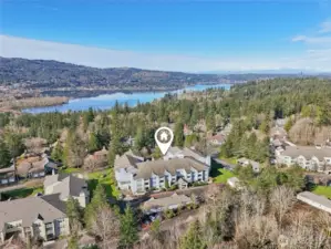 Providence Point is nestled above Lake Sammamish