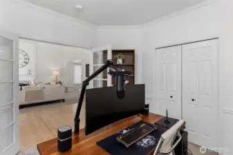 Main floor bedroom/flex space #2.