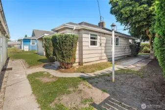 Side yard.