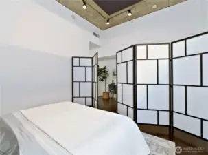 Modern bedroom divider stays for buyer