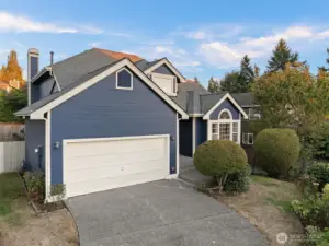 Moss free roof and cement siding