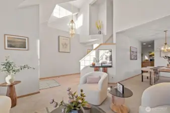2 story entryway