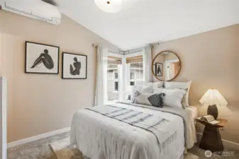 2nd bedroom (with en-suite). Upper level.