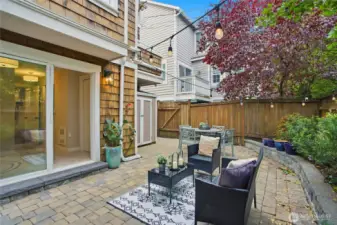 Fenced for people and pets.