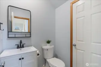 Downstairs half bath