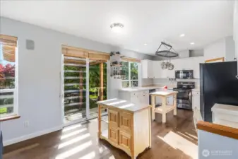 Kitchen - Slider to back deck