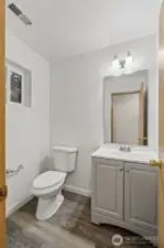 Updated half bath