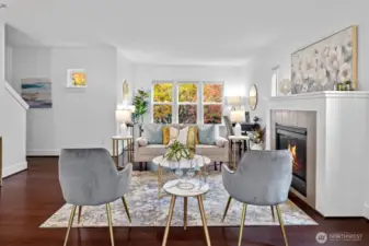 Seamless connection between living and dining areas, perfect for everyday living and entertaining.