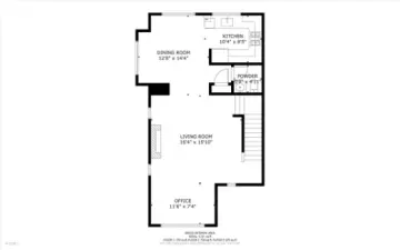 Two bedrooms, each with its own full bath, plus laundry and storage.