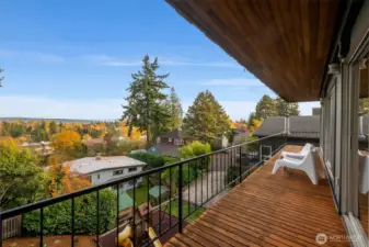 Lounge on the deck while taking in serene views.