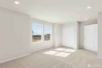 Bonus Room/Bedroom 5. Photos are for representational purposes only, colors, elevation and features may vary.