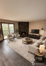 Living room / balcony