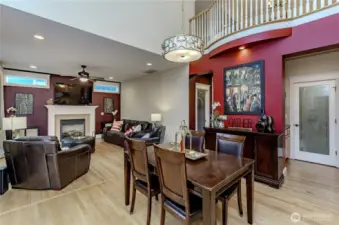 Dining to living room