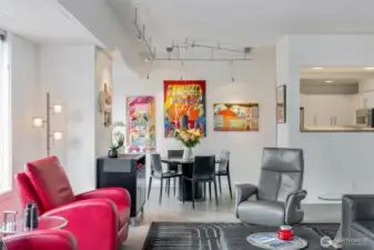 Open floorplan brings light all the way through and provides seamless flow for entertaining.