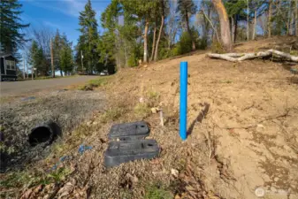 Water meter for lot 14 paid for, new culvert installed in the street.