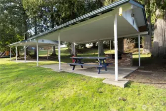 Covered picnic area