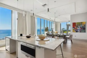 Kitchen & dining lounge can be rented out privately