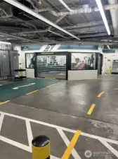 EV charging/automated parking garage