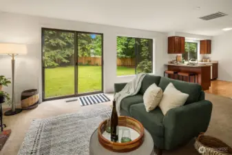 Nice open concept, imagine the possibilities for outdoor entertainment space!