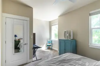 Bedroom 4 has a nook, perfect for a deck area or play area.