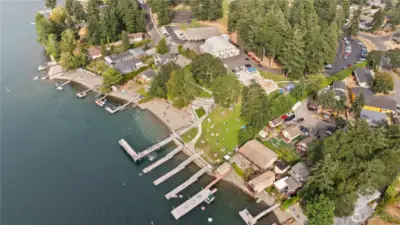 Public access to American Lake from Harry Todd Park just minutes away from home.