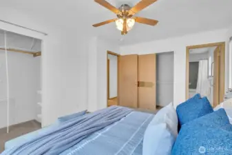 Double closets in the primary