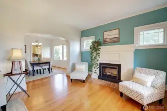 Cozy electric fireplace