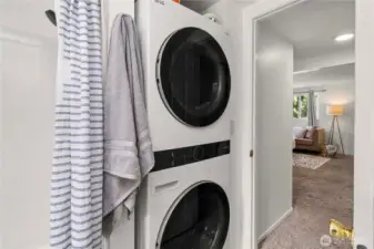Washer and dryer convey with the property