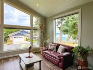 Large windows to let the light in.