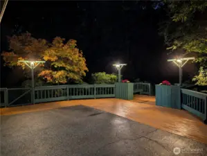 Evening on the deck.