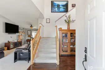 Grand 2 story entry Foyer