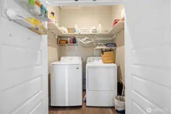 Laundry room.