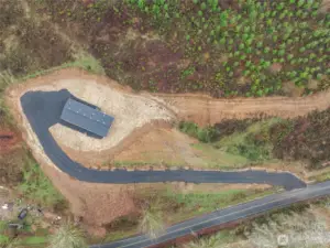 Another aerial shot of the property.