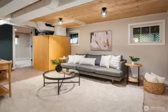 Updated lower level for gatherings