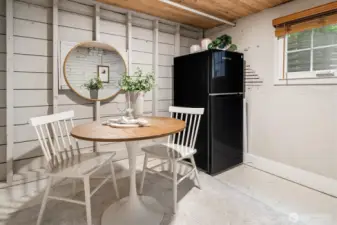 Extra storage or kitchen space on lower level