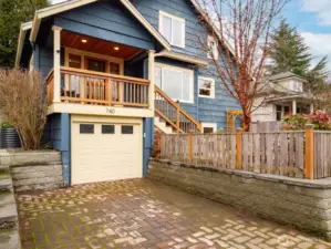 Off street parking with one car garage