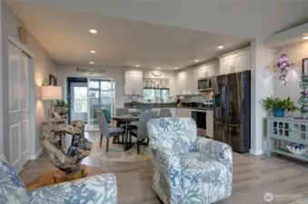 Come on in, to this open concept living space.